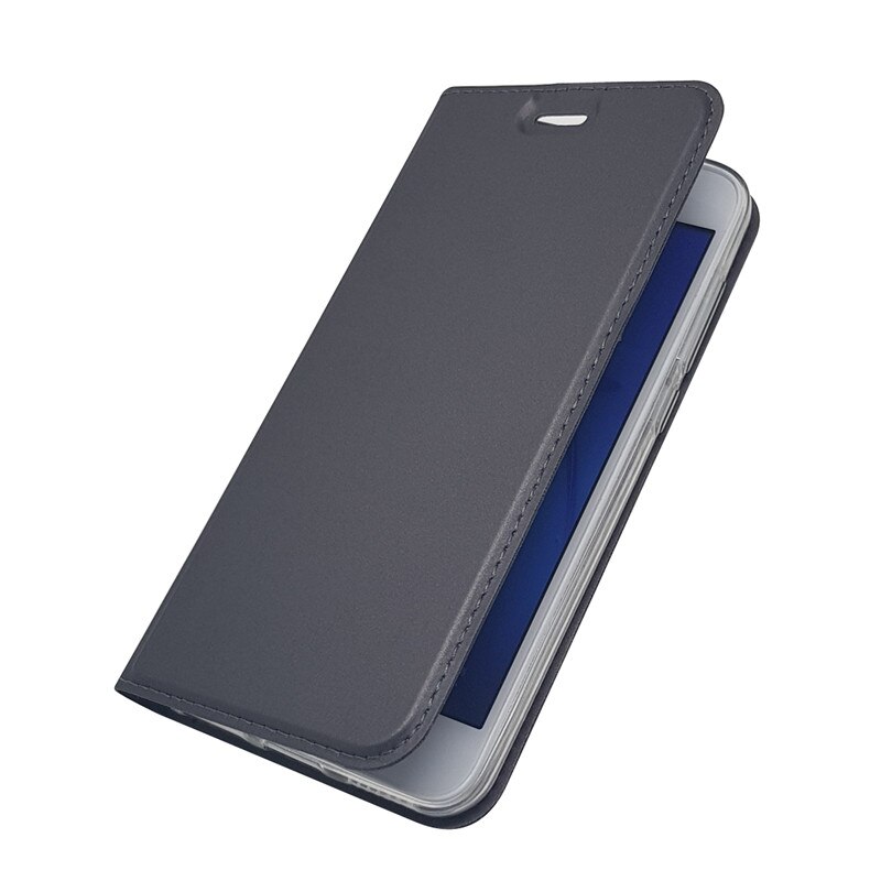 Capa de couro pu para celular huawei honor 6a, capa com flip magnético para huawei honor 6a 6x capa carteira de luxo