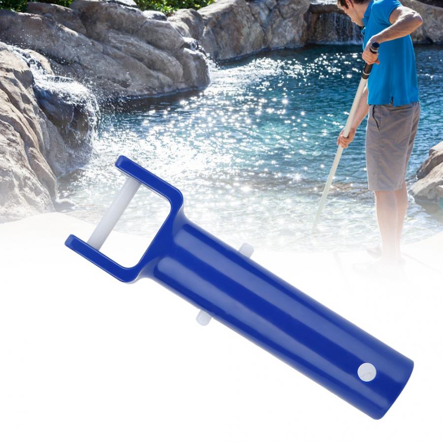 2Pcs Blue Swimming Pool V Shape Clip Brush Head Handle Replacement Pool Cleaner Accessories Swimming Pool Cleaning Tool Handle