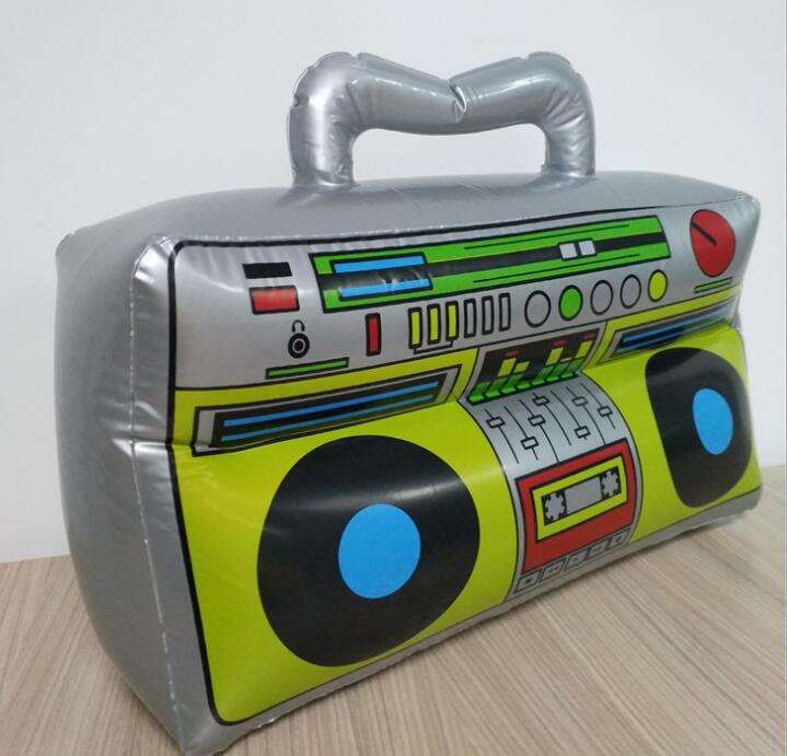 1 Pcs Kids Classic Radio Recorder Speelgoed Ballonnen Voor Thuis Musical Party Decoratie PVC Opblaasbare Ballon