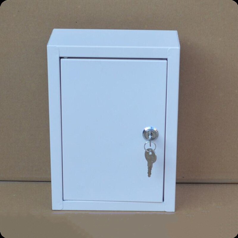 Outdoor Lockable Metal Mailboxes Wall Mounted Mail Box Bucket Post Letter Box with Key Home Garden Decoration Garden Supplies