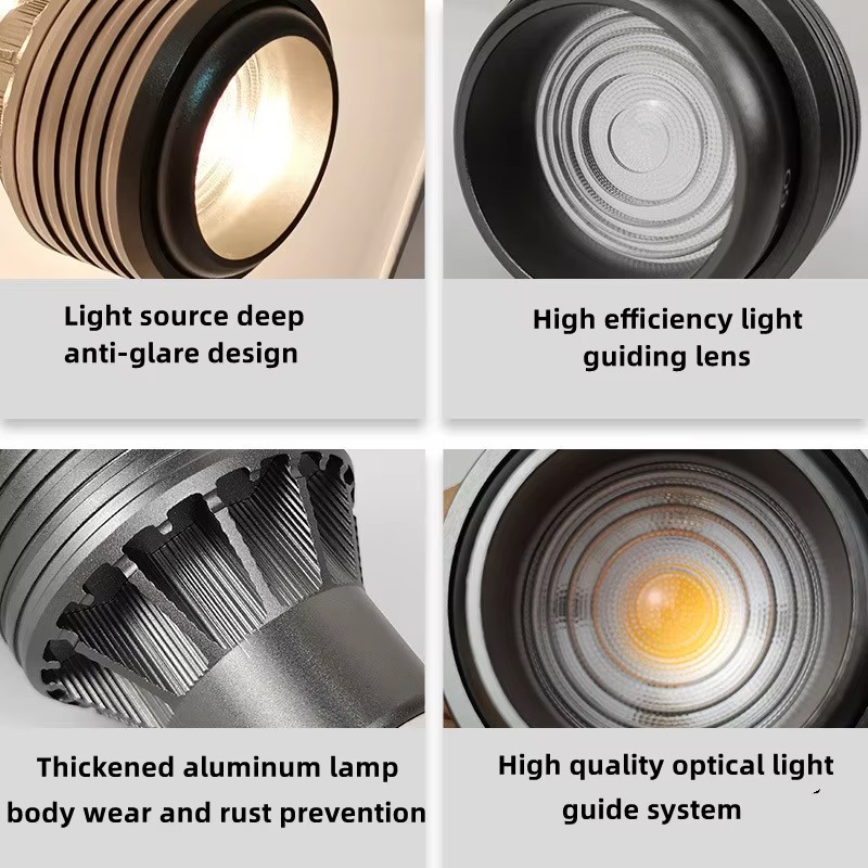 E27- led-spotlight par 20- lampa kan fokuseras 15-60 °cob-lampa för fiskakvarium, restaurang, kruka, restaurang, hushållsbelysning 7 w 10 w 12w