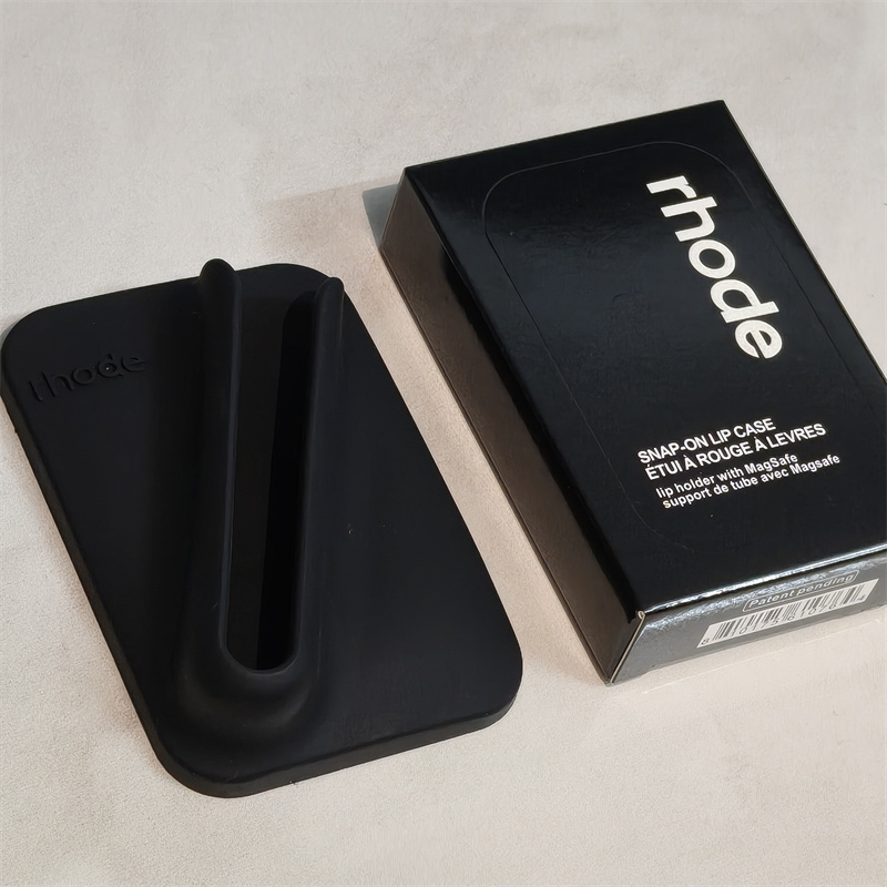 Rho Magnetische SNAP-ON LIP CASE met MagSafe hoesje voor iPhone 17 Air 16 15 14 13 12 11 Pro Max Lipglosshouder Telefoonhoesjes