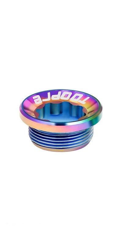TOOPRE-tornillo de aleación de aluminio para bicicleta de montaña, rueda de cadena integrada Torx, cubierta de manivela EIEIO M20, perno para XT/XTR/SLX/DEORE: M20 Dazzle Color