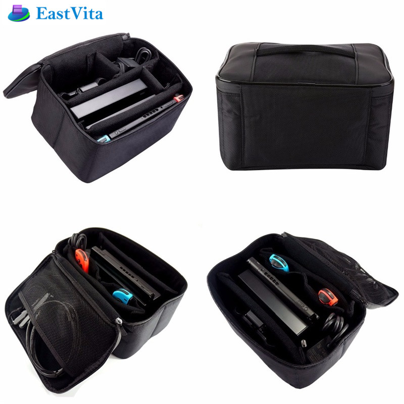 EastVita Draagbare Harde Beschermende Carry rits handvat tas handheld game player case gaming accessoires tassen voor Nintend Schakelaar