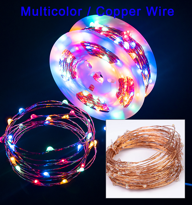 30M 50M 100M 120M LED String Lights Copper Wire Fairy Light Waterproof Garland for Christmas Wedding Room Decoration: Yellow / 13W