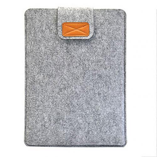 Notebook Tassen Laptop Tas Zakelijke Handtas Soft Anti-kras Vilt Bescherm Bag Case Cover Fit Voor Macbook Ultrabook Laptop tabletten: Light Gray / 13inch