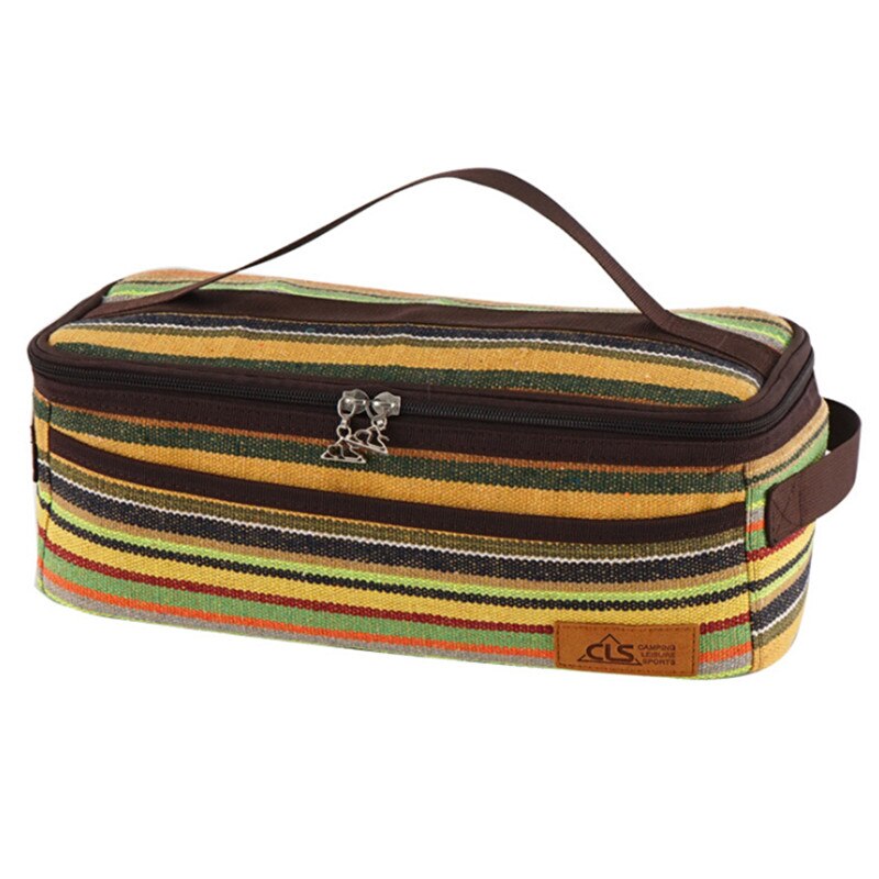 Sac de rangement pour ustensiles de cuisine de camping en plein air, barbecue, vaisselle, voyage, cosmétiques, trousse de toilette portable, organisateur de placard, bagages, sacs ziplock: B