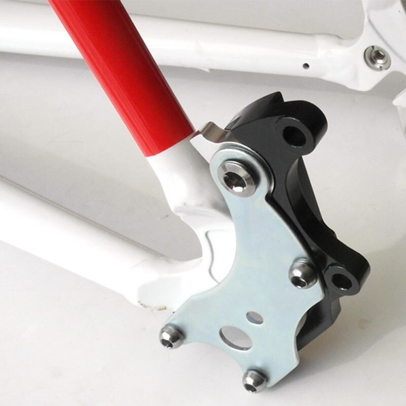 Racefiets Schijfrem Adapter Geen Schijfrem Vaste Zitting Converter Duurzame Metalen Fietsaccessoires Vouwfiets
