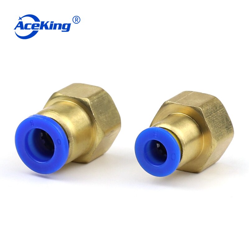 PCF Pneumatic components quick straight pipe quick insert connector copper internal thread pcf4/6/8/10/12-M5/01/02/03/04 PCF6-01