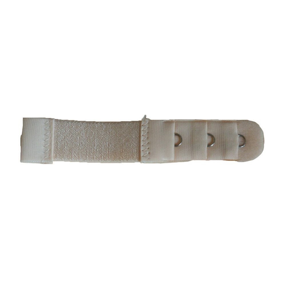 Extensor de sujetador para mujer, 1 filas, 3 ganchos, extensión de broche de nailon, elástico en Correa, banda de sujetador suave, extensores, accesorios íntimos