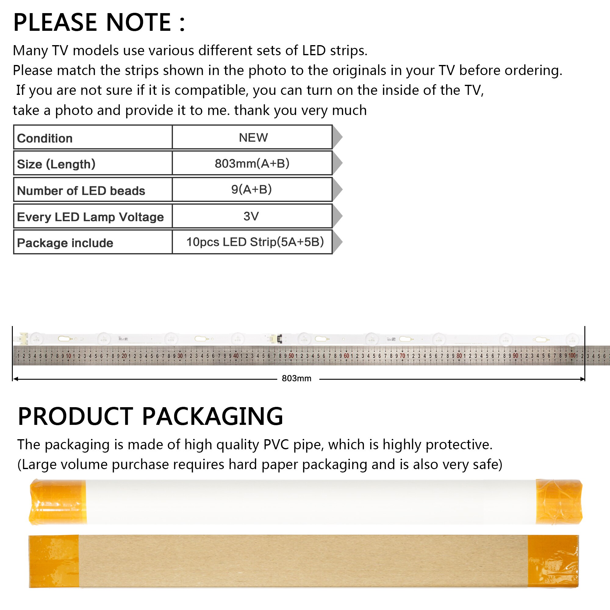LED backlight strip voor Samsung UA40JU7000 UE40JU6050 UE40JU6060 UE40JU6070 UA40KU6310 UA40KU6880 CY-WJ040HGLV1H CY-GJ040FLLV1H