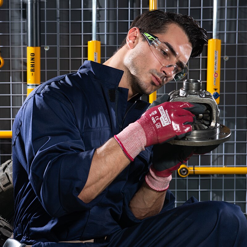 1 paar Öl Beständig Handschuhe Nitril Gummi Abriebfest Handschuh Antibiotikum Wasser Beweis Handschuh Chemische Beständig Arbeit Handschuh