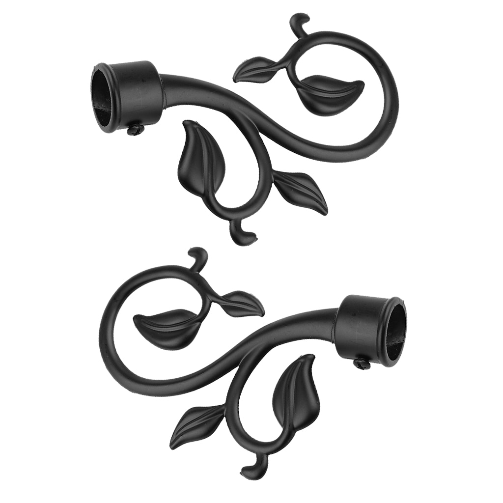 Barra decorativa para cortinas, extremos de poste para postes de cortina de 22mm, a la , decorativo, 1 par