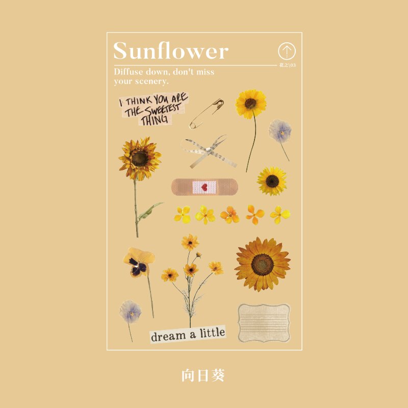 1pcs/stationery sticker cute aesthetic kawaii stickers planner korean art supplies butterfly stickers flake color stickers: 5