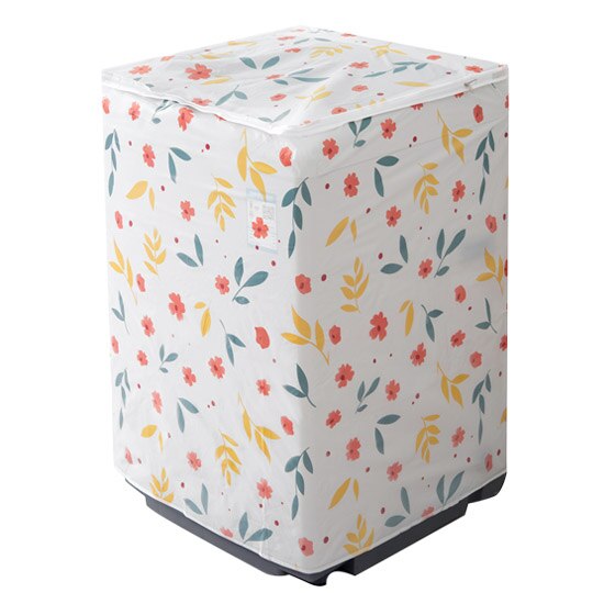 Tarpaulin Waterproof Washing Machine Cover Thickening Sunscreen Dust Cover Pulsator Geometric Blending: Clamshell A