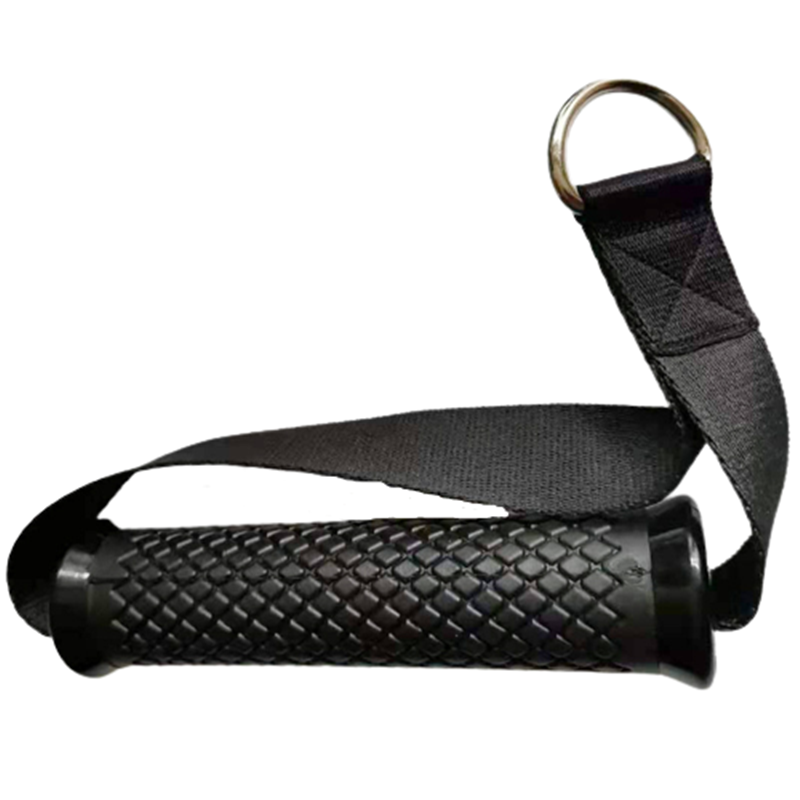 1PC Multifunctionele Gym Weerstandsbanden Handvatten Antislipgreep Sterke Nylon Singels Fitness Grip Puller Handvat Gantry Accessoires: Black