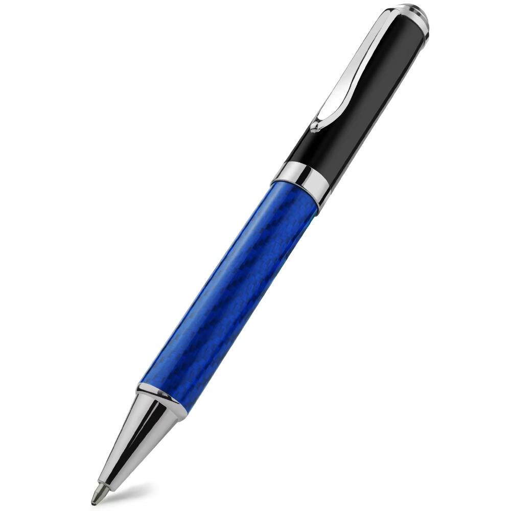 STONEGO stylo Signature en Fiber de carbone, stylos à encre Gel en métal de supérieure Micro Point 0.5mm stylo à bille d'écriture lisse à encre noire: Nu