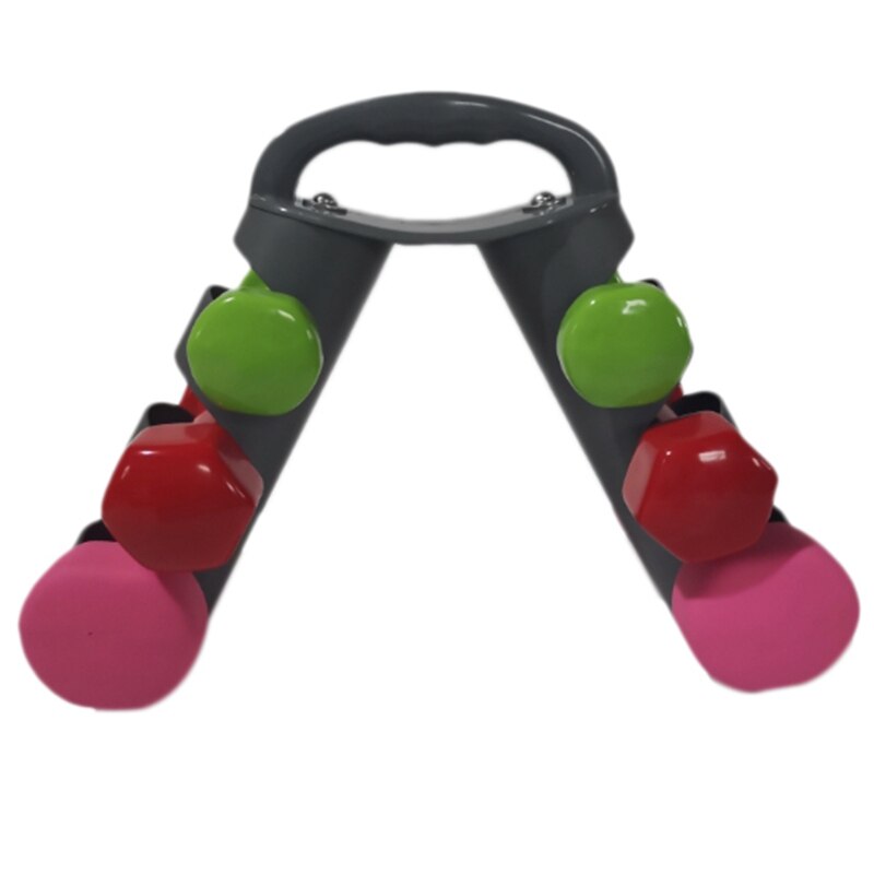 1 support d'haltères pliable vertical à 3- niveaux pour la maison