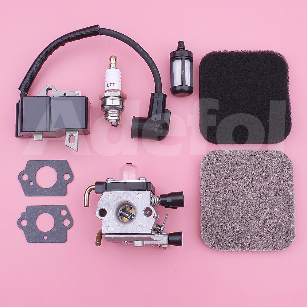 Carburetor With Ignition Coil Kit For Stihl HS80, FS85, FS80 Trimmer - Zama C1Q-S66