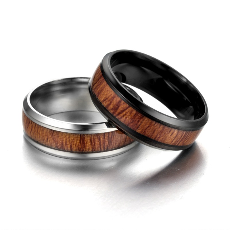 Nouveaux anneaux en acier inoxydable pour femmes, bijoux à la , bagues de Couple simples pour hommes, prix d'usine bon marché