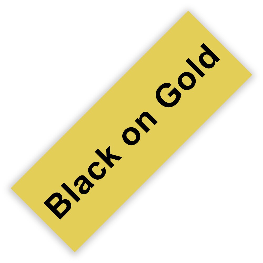 Labelwell 18 kolorów 9mm XR-9WE XR-9RD dla Casio XR9WE XR-9BU XR-9YW XR-9GN taśma z etykietami XR-9GD XR-9ABK dla Casio KL-60 drukarka do etykiet: Black on Gold