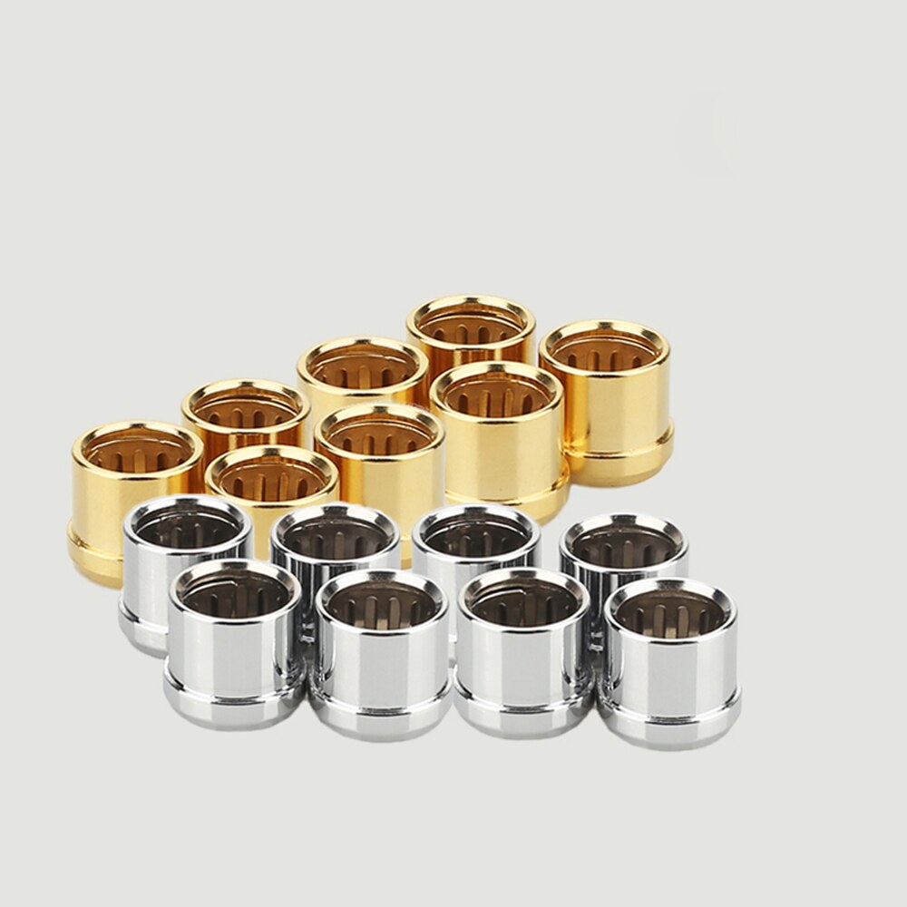 Rhodium Vergulde Rca Cap Plug Kortsluiting Socket Phono Connector Rca Afscherming Jack Socket Bescherm Cover Caps