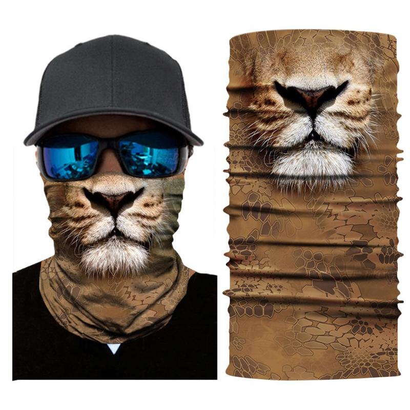 3D Ebene Löwe Ski Maske Snowboard Schal Hals Wärmer Sturmhaube Bandana Gesicht Maske Fahrrad Radfahren Party Dekor Zubehör