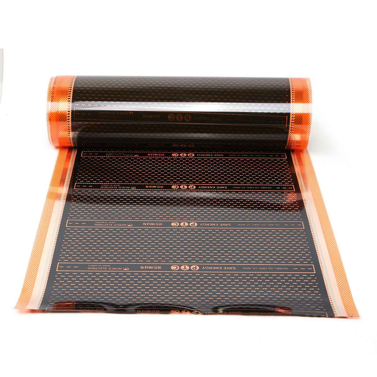 200~240V Far Infrared Underfloor Heating Film 220w Electric Floor Warming Mat PTC Material Low Power Consumption Energy Saving