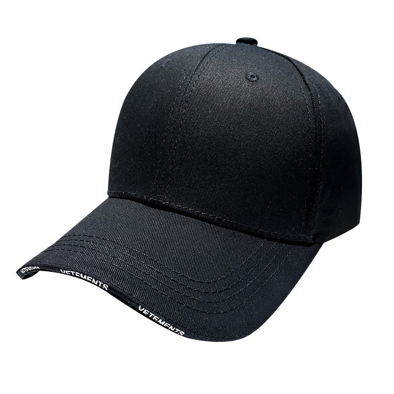 2022 baseballkappen für damen und #39 , hutkrempe aus stoff, schwarz bestickt, sonnenschutzkappe für frühling und #39 , outdoor-sportarten