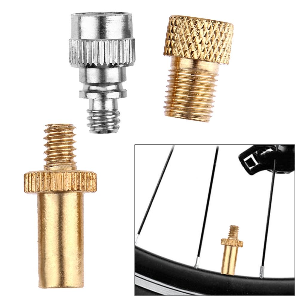 3pcs Bike Bicycle Presta to Schrader Valve Adapters+ Presta Valve Extension Pump Tools For Mountain Road Bike Valve Adaptor Z95