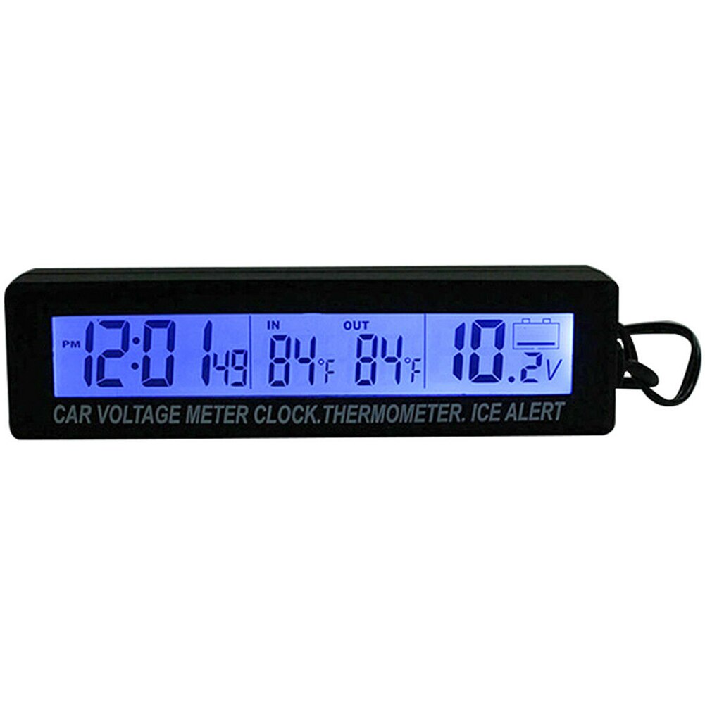 3 in 1 draussen Auto Zubehör Mini LED-anzeige Auto Noctilucence Spannung Meter drinnen Multifunktionale Thermometer Digitale Uhr