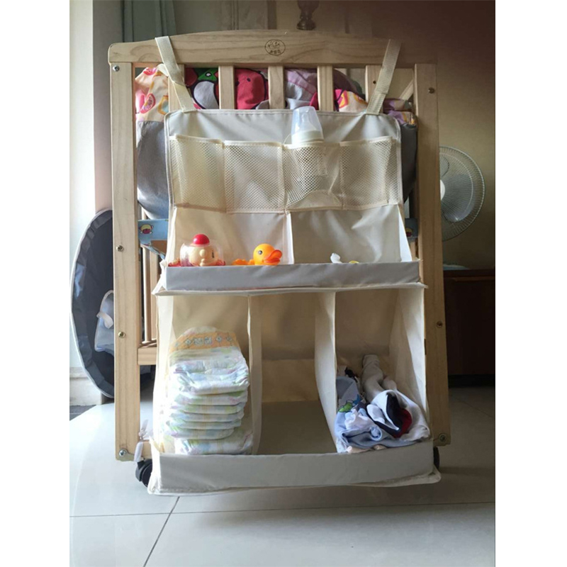 Baby Bed Hanging Storage Bag Crib Organizer Toy Di... – Vicedeal