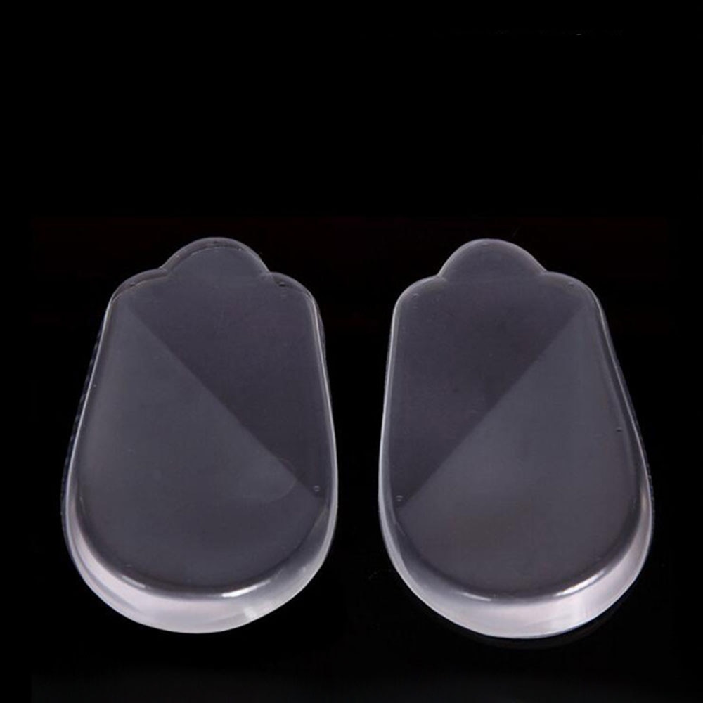 1 Pair Silicone Gel orthopedic Insoles Back Pad Heel Cup for Calcaneal Pain Health Feet Care Support spur feet cushion pads