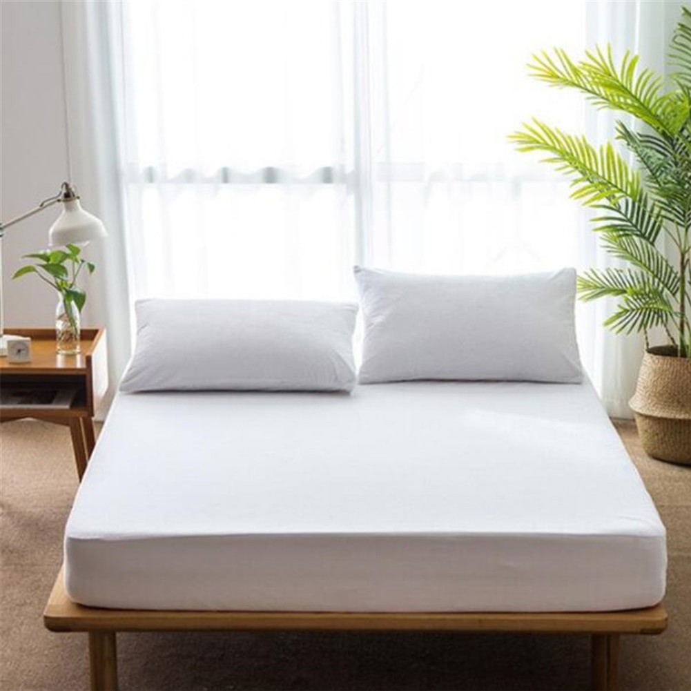 Water Absorberende Elastische Hotel Effen Beddengoed Waterdicht Protector Schimmelbestendig Wasbaar Matras Cover Stofdicht Thuis