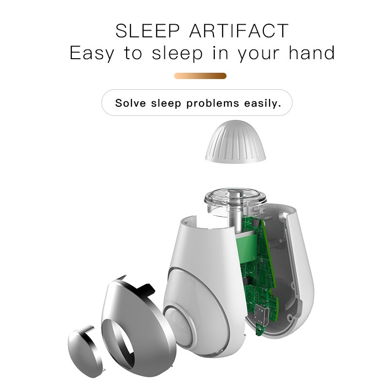 Hand Hold Slaap Steun Ontspanning Behandelingen Elektromagnetische Puls Comfort Slaap Apparaat Acupunctuur Hypnose Apparaat Pees Massager