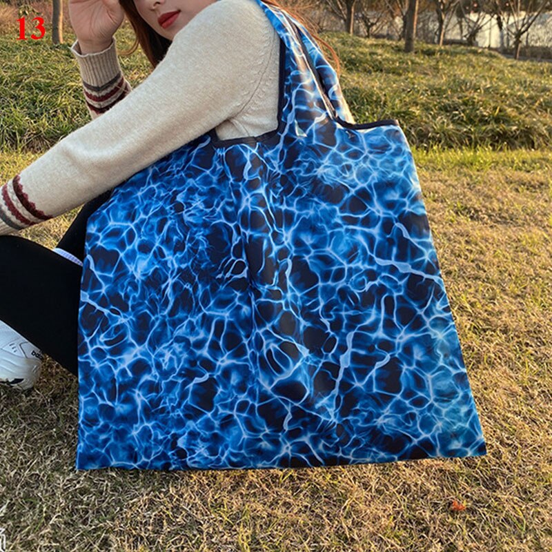 Dikke Opvouwbare Boodschappentas Opbergtas Grote Capaciteit Herbruikbare Boodschappentas Eco Vriendelijke Supermarkt Waterdichte Schoudertas 2022: 13