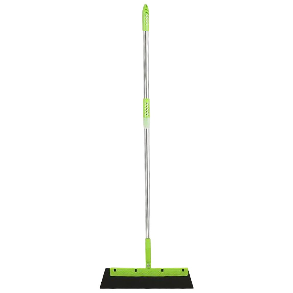 Adjustable EVA Squeegee Broom Water Sweeper for Bathroom,Glass,Window,Floor Wiper Squeegee: green