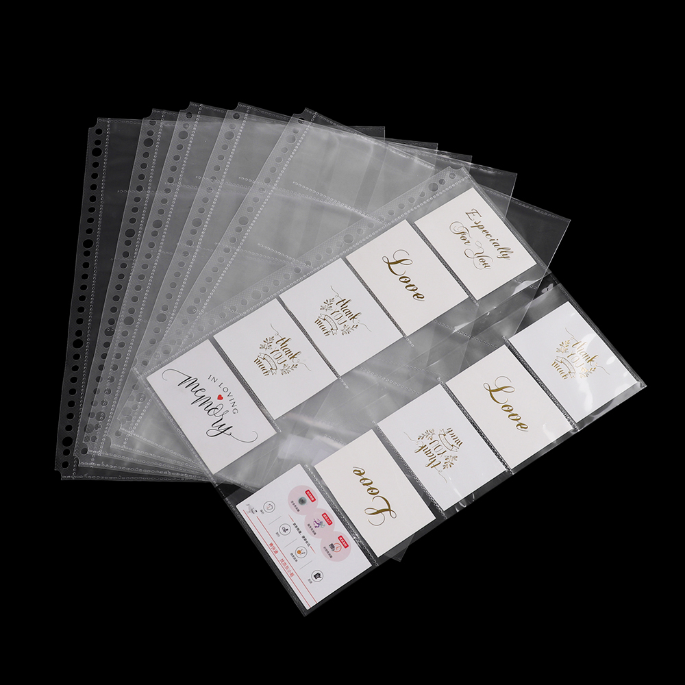 Archivador en espiral para hojas sueltas, carpeta de hojas sueltas, protectores A4 de dos lados, 20 tarjetas, bolsa de colección, organización de almacenamiento, 2 uds.