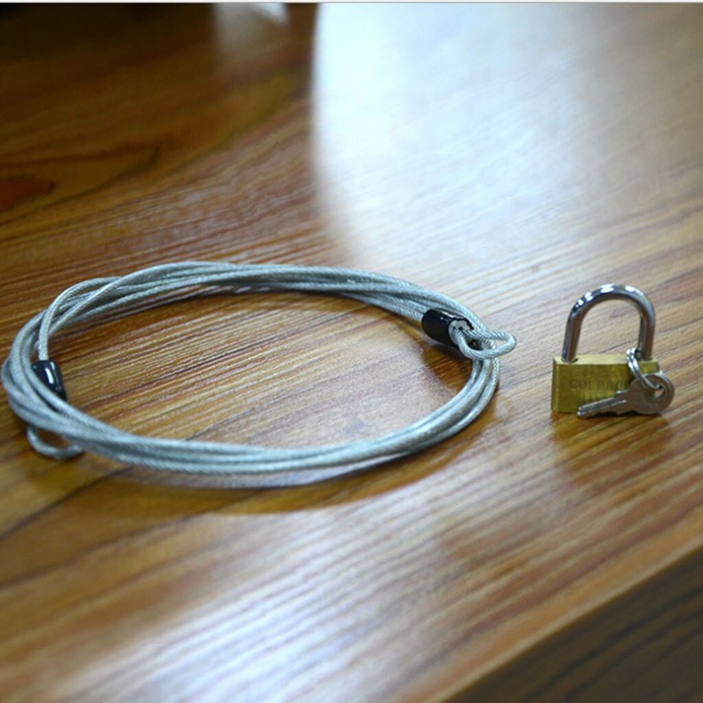 70cm funda de moto candado Cable Premium Mini seguridad candado Cable con 2 llaves
