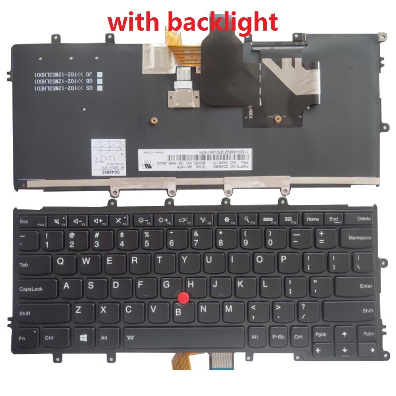 US Keyboard For Lenovo Thinkpad X230S X240S X240 X250 X240I X260S X270 US laptop Keyboard 04Y0938