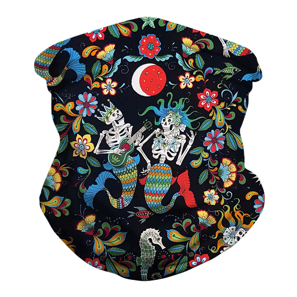 1pc färgglada unisex coola magiska ansikte bandana täckrör hals halsduk pannband utomhus huvudbonader sporttillbehör: 13