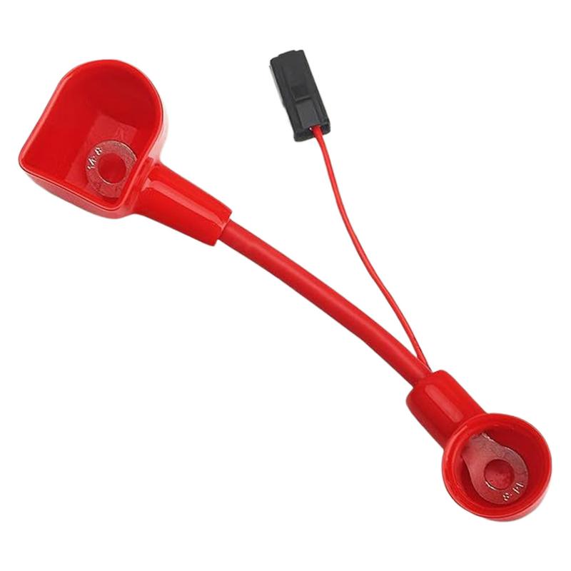 Battery Connecting Cable Plug Power Cord Battery Wire Connector Lawn Mower Connecting Cable Copper Wire 6Awg Positive Battery