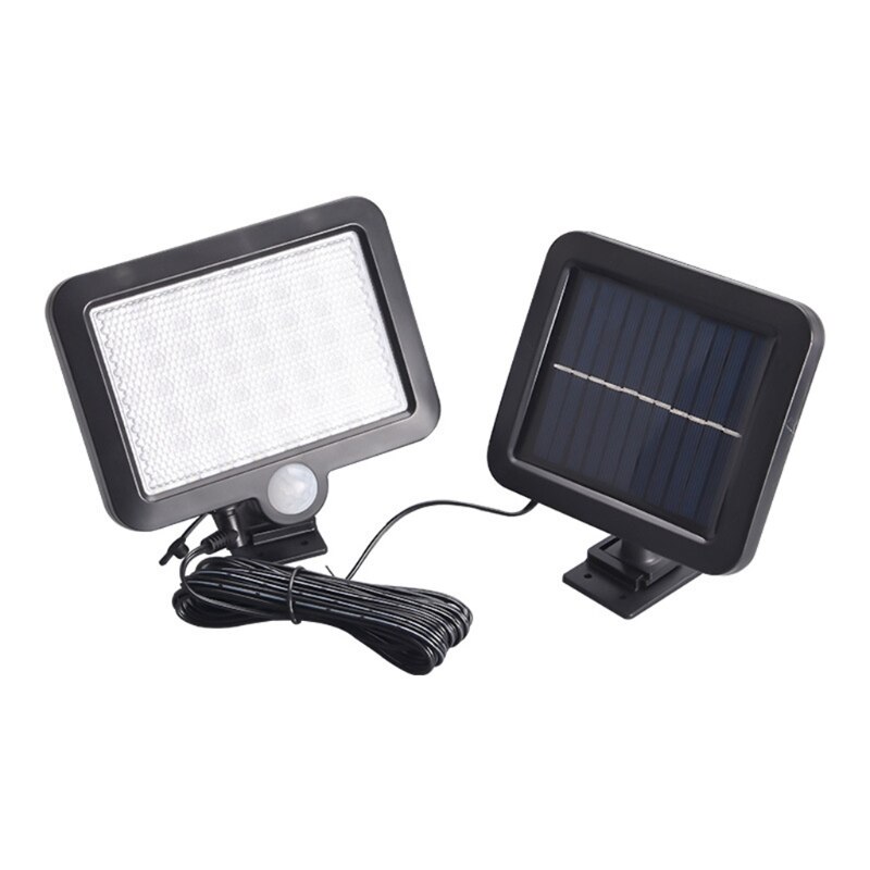 Veranda Lamp Solar Light Outdoor Motion Sensor Recharge Solar Wandlamp Waterproo: 56LED