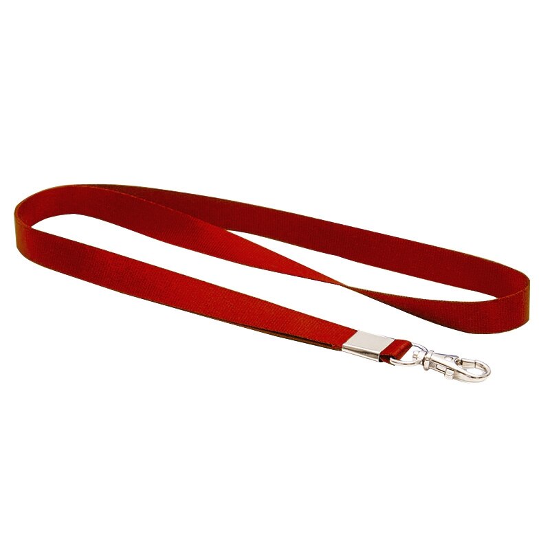 Cordón de cuerda para colgar en el cuello, correas para teléfono móvil, soporte para cámara USB, tarjeta de identificación placa con nombre, soporte para llaves, Clip de Metal: BY