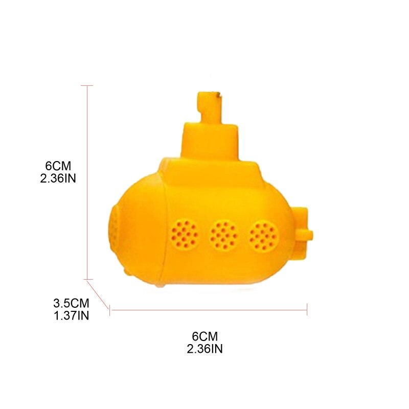 Submarine-Shape Tea Infuser Strainer Silicone Tea Bag Leaf Filter Diffuser Teaware Teapot Accessory Kitchen Gadget