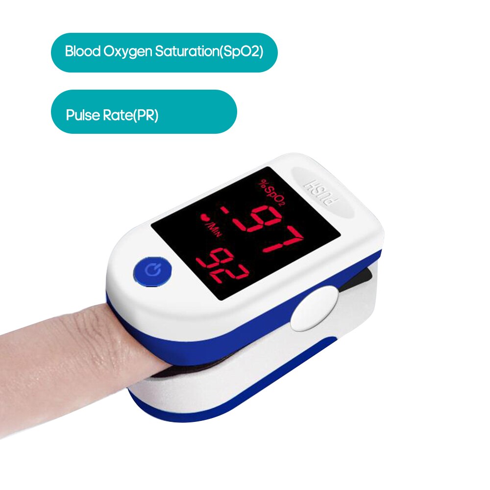 Vingertop Pulsoxymeter Met Led Display Digitale Oximeter Blood Oxygen Sensor Verzadiging SpO2 Monitor Meting Meter