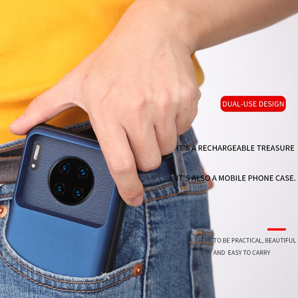 Araceli voor huawei mate 30 30 pro batterij case 5000 mah smartphone cover powerbank voor huawei mate 30 pro batterij case