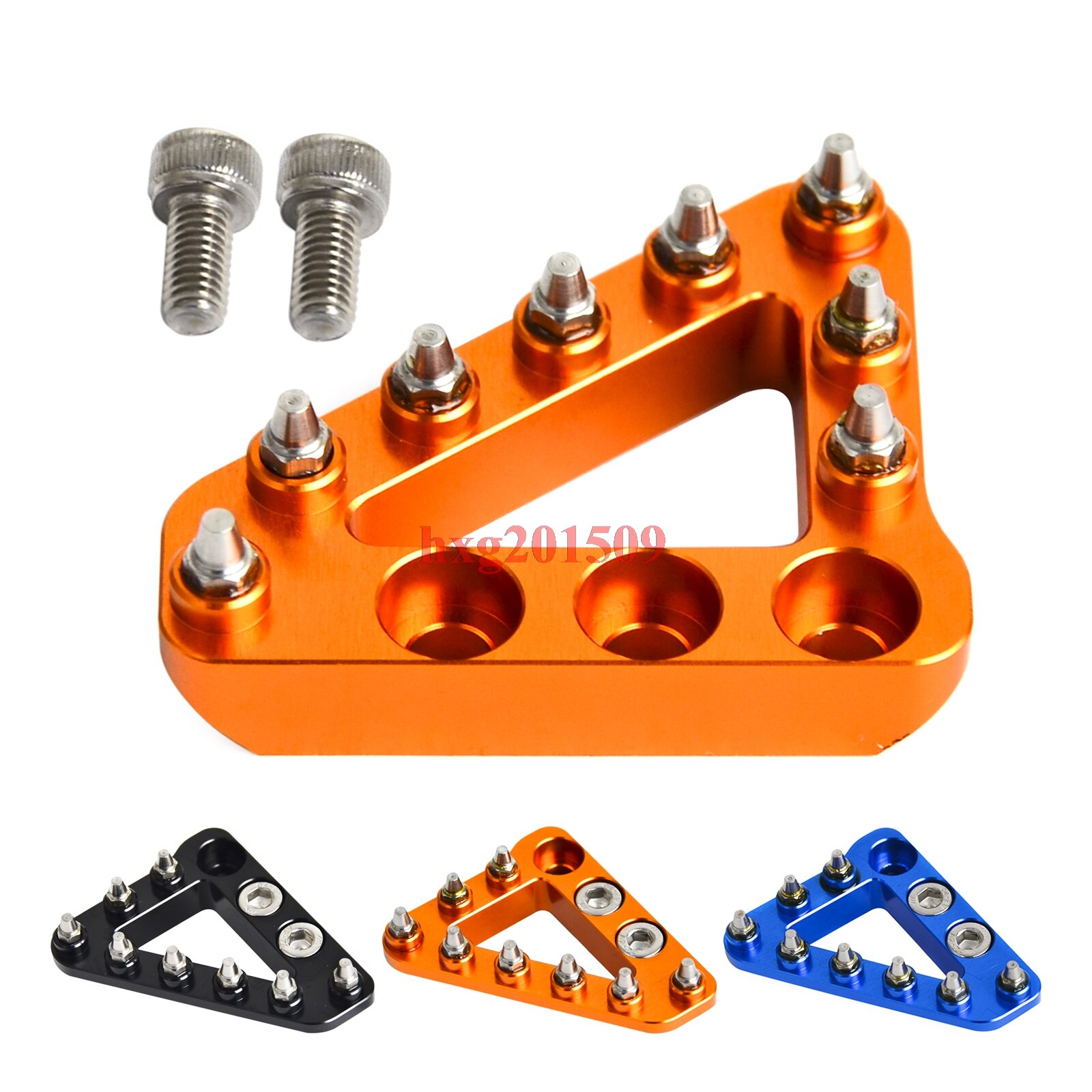 Embout de pédale de frein arrière nicecnc pour husaberg te  fe 125 200 250 300 350 390 450 500 501 570 husqvarna te tc tx fe fc fs  fx 701 beta: Orange