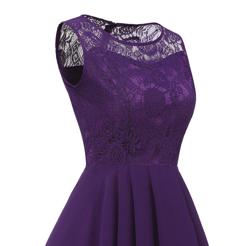 OML-536 # Sommer sexy Spitze Chiffon-violett Rosa Brautjungfer Kleider Kurze lange prom Party Kleid mädchen günstige frauen