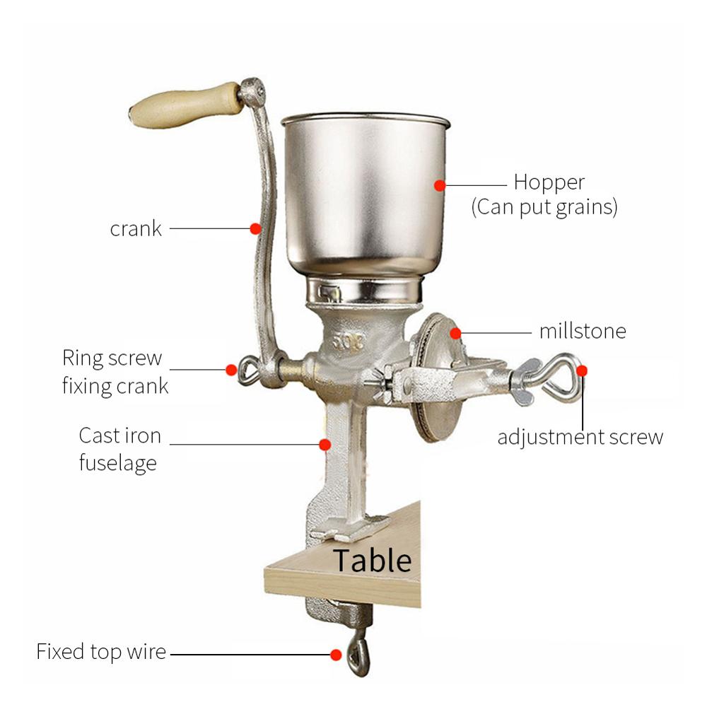 Newest Stainless 2-roller Barley Malt Mill Grain Grinder Crusher For Homebrew &amp;